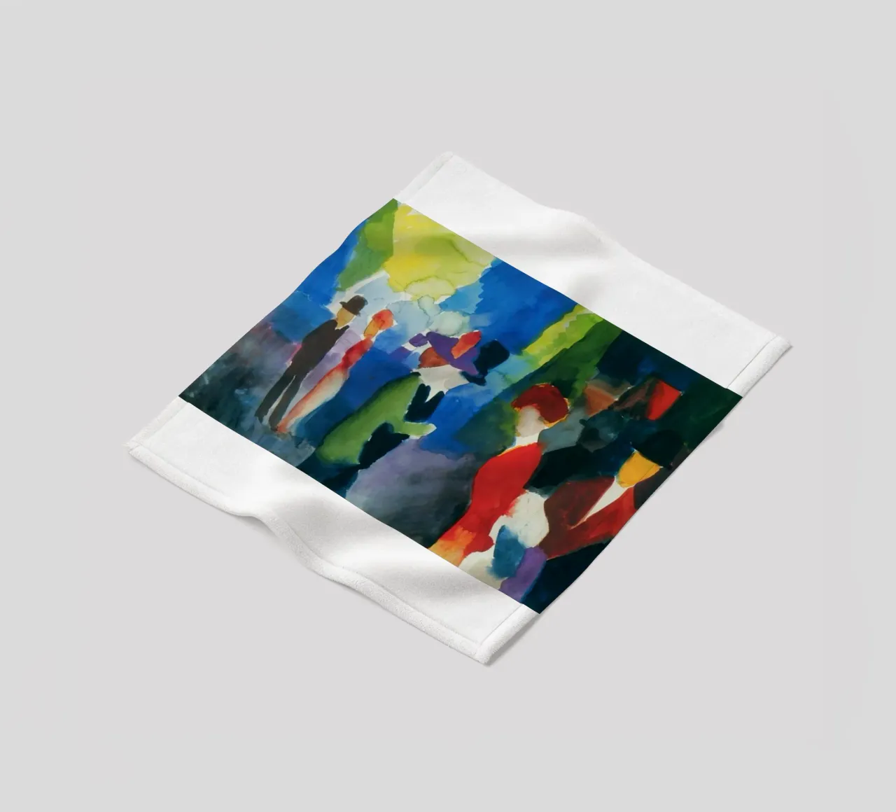 interazione sociale negli spazi pubblici coperta in pile da alexander art