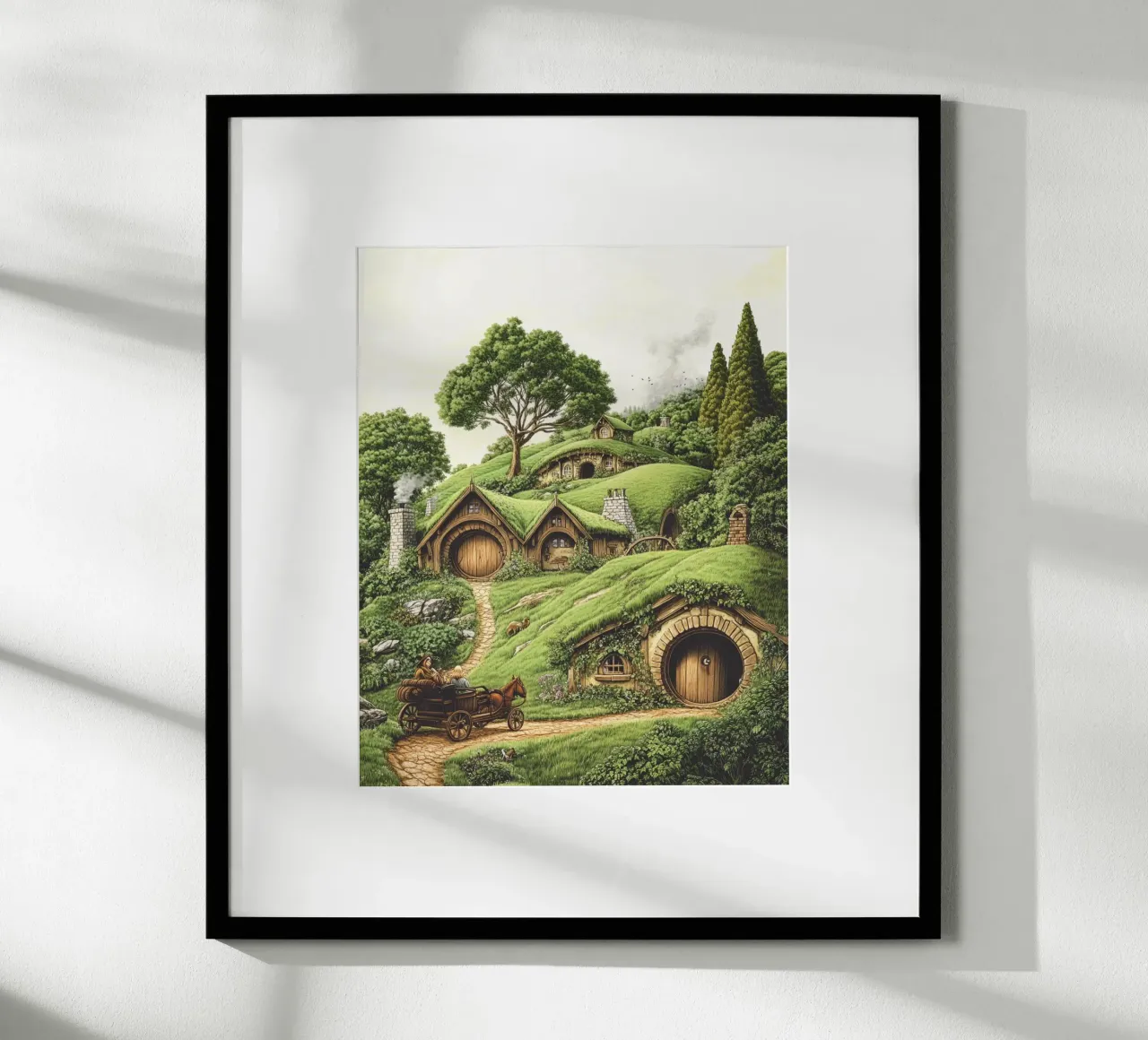 La Contea - Inizia un viaggio carta hahnemühle da Mittelerde Atelier