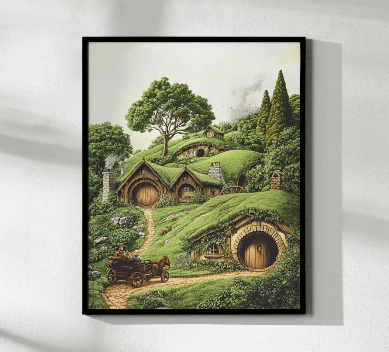 La Contea - Inizia un viaggio carta hahnemühle da Mittelerde Atelier