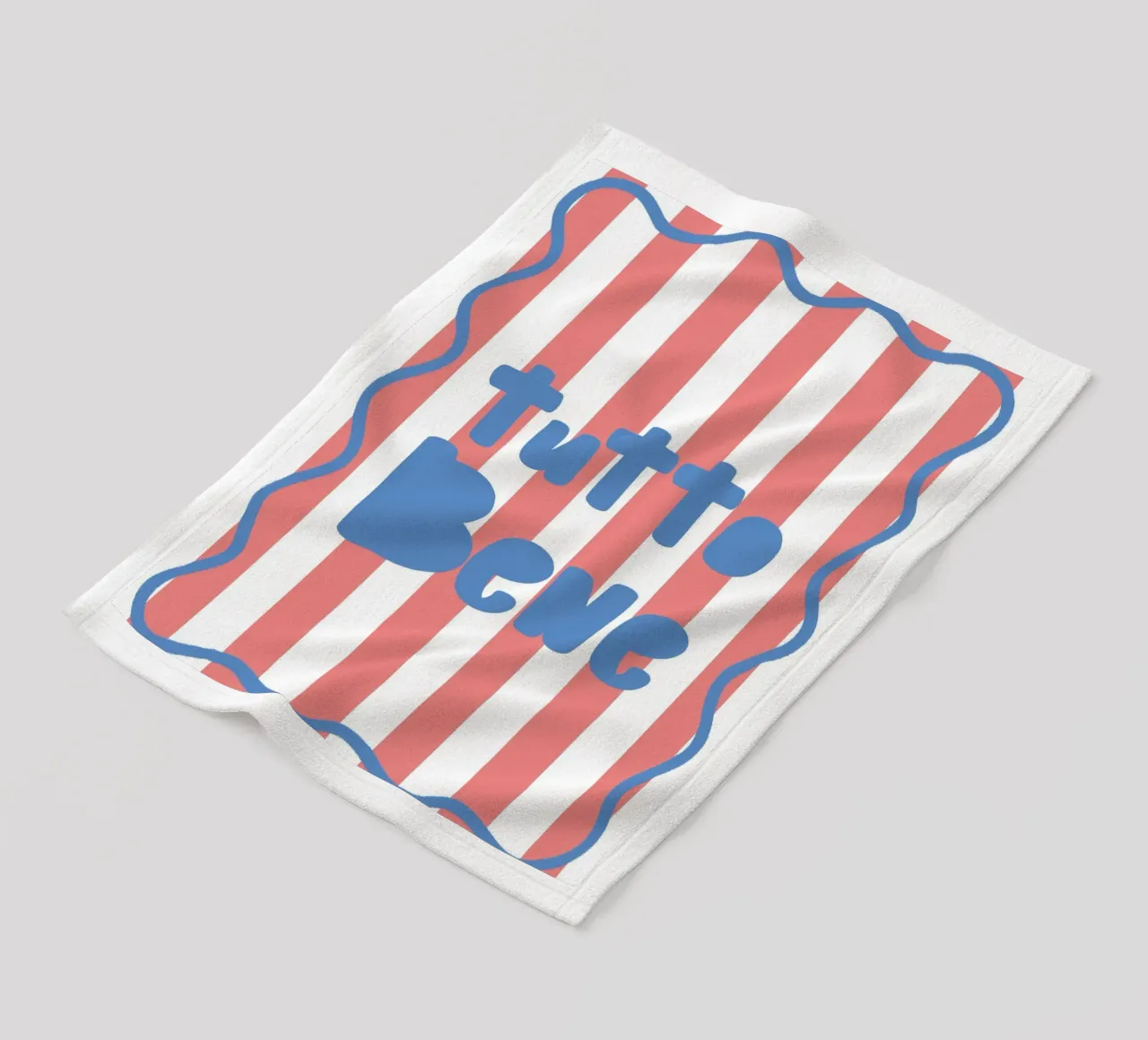 Tutto Bene coperta in pile da Attaboy Dsgn