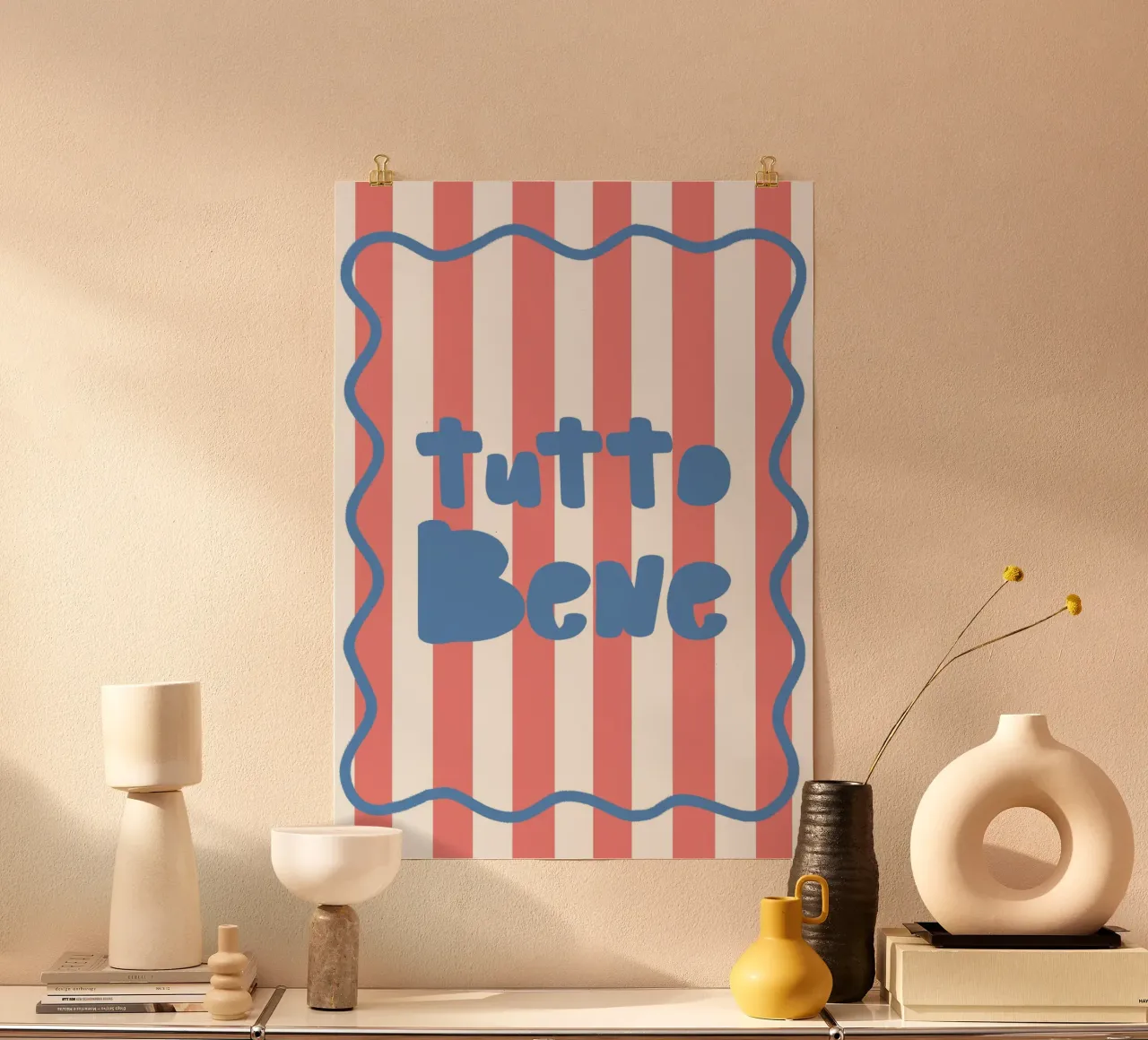 Tutto Bene Poster von Attaboy Dsgn