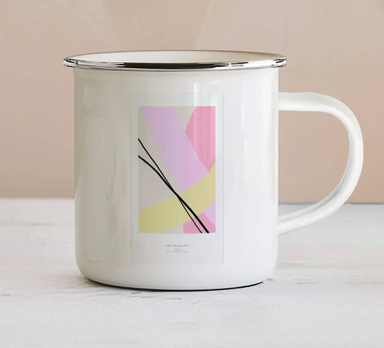 Solivagant tazza in smalto da Pure