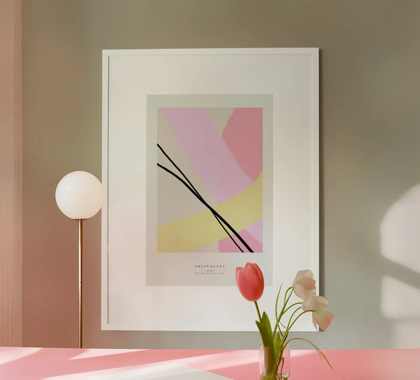 Solivagant poster van Pure