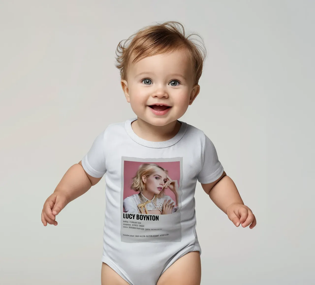 LUCY BOYNTON body neonato maniche corte da MVFminimalist