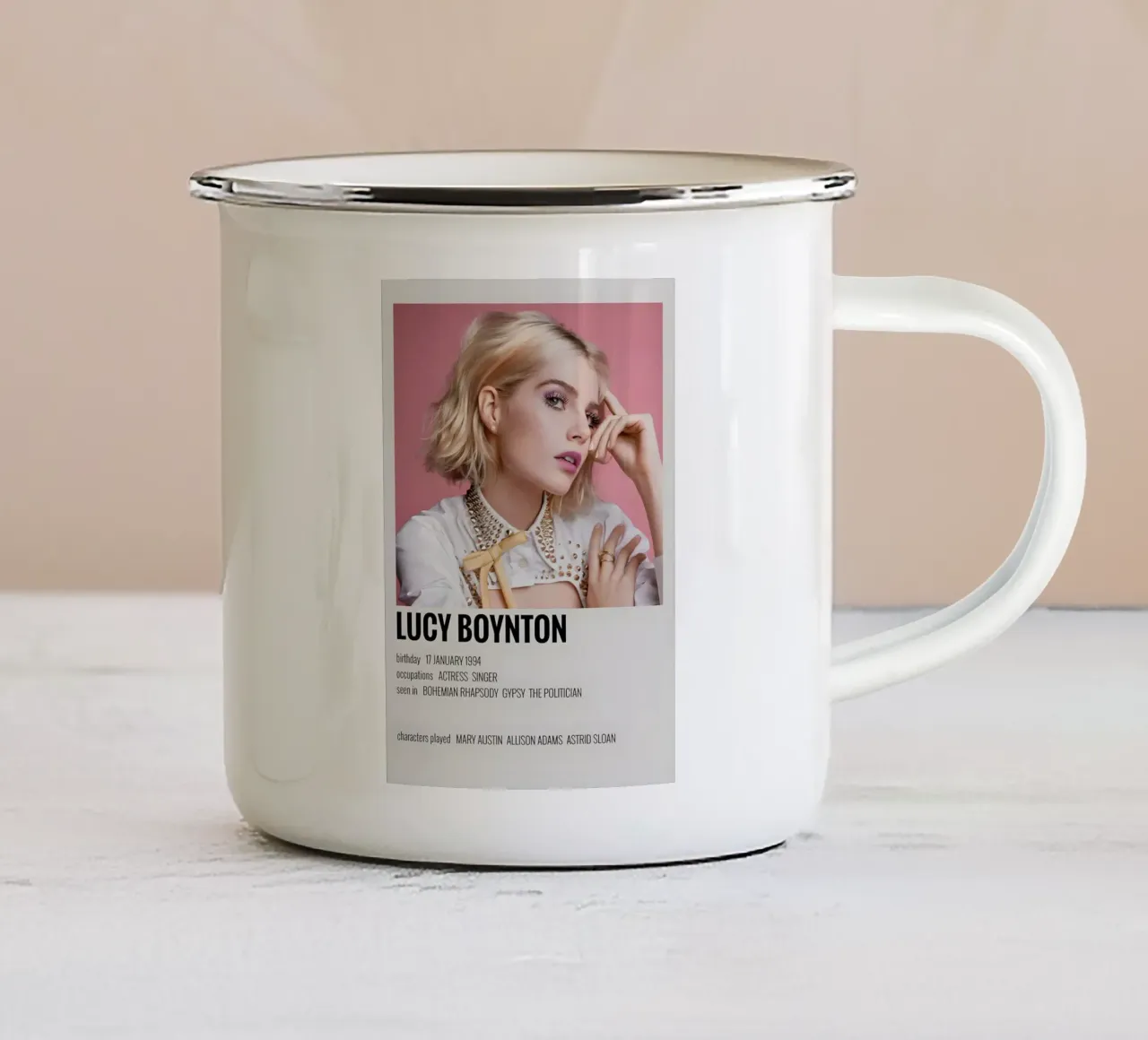 LUCY BOYNTON tazza in smalto da MVFminimalist