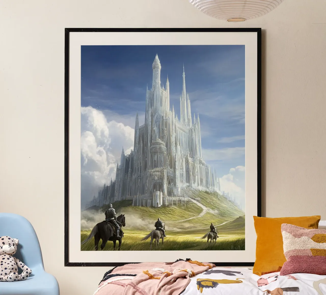 La Guglia di Cristallo - I Cavalieri del Regno d'Argento poster da Mittelerde Atelier