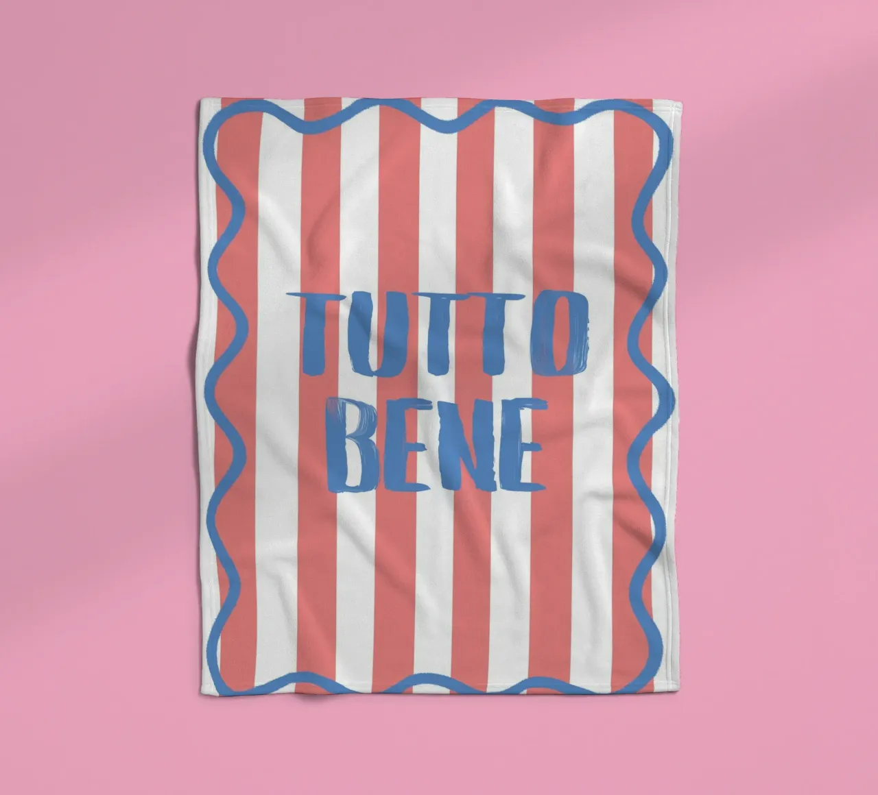 Tutto Bene coperta in pile da Attaboy Dsgn