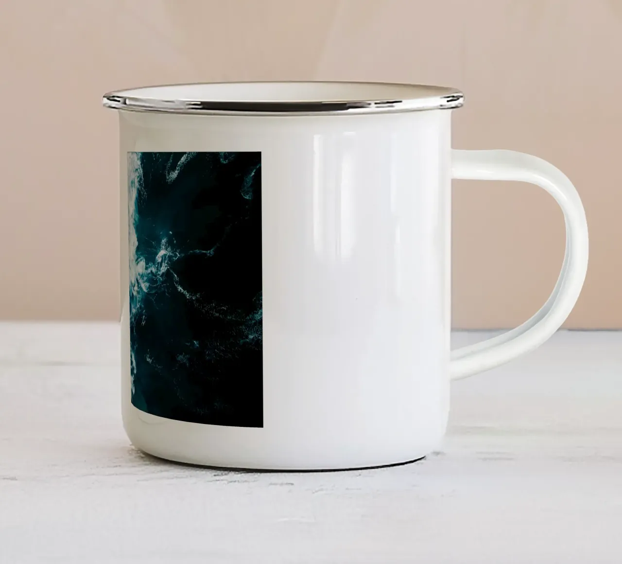 Power tazza in smalto da somewhere.soul.escape