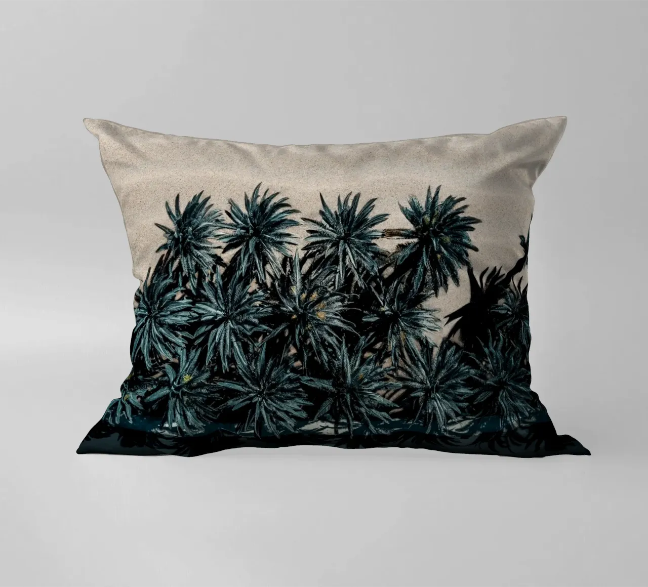 Split Terrain decorative cushion by somewhere.soul.escape