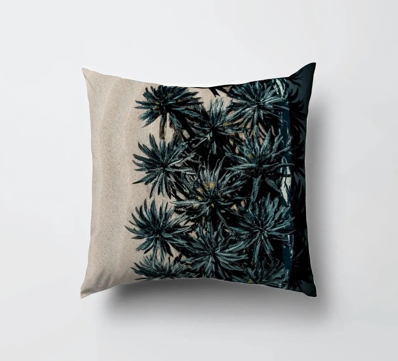 Split Terrain decorative cushion by somewhere.soul.escape