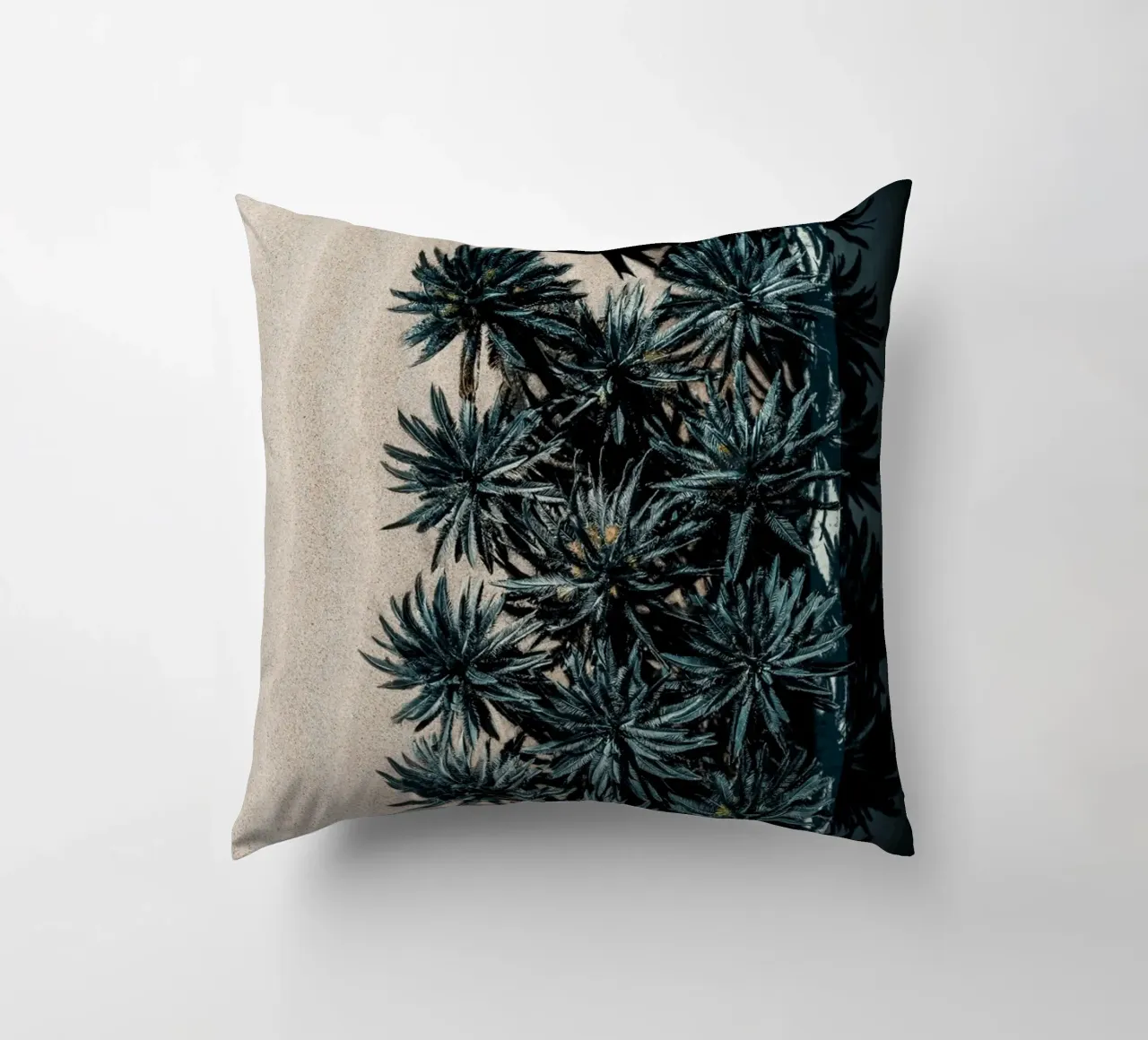Split Terrain decorative cushion by somewhere.soul.escape