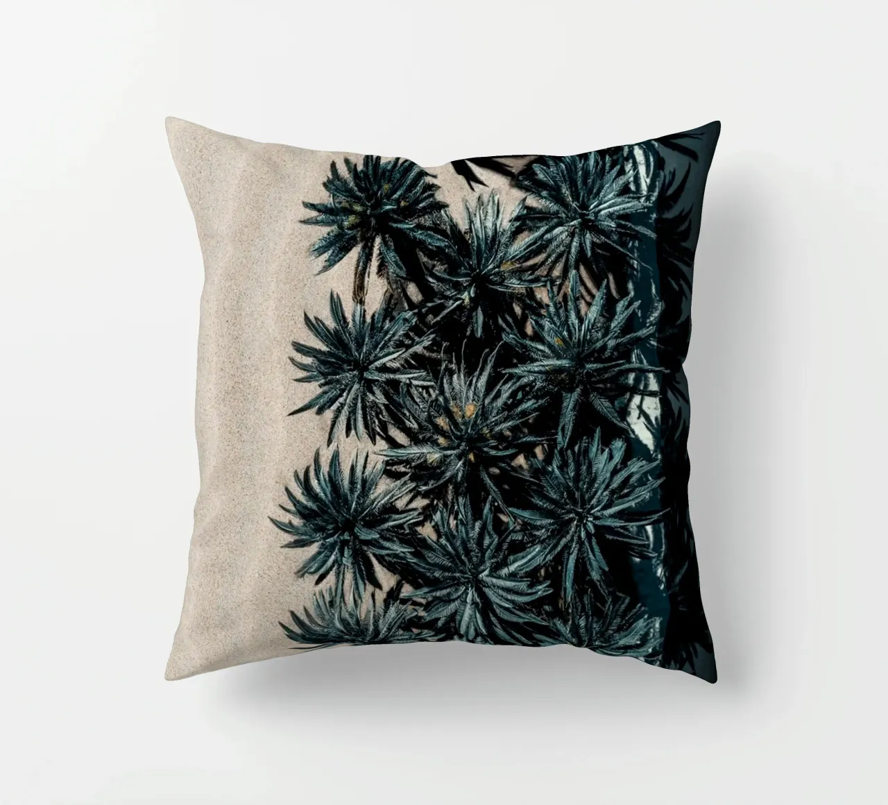 Split Terrain decorative cushion by somewhere.soul.escape