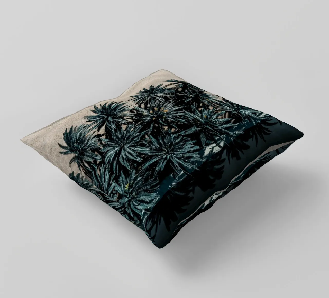 Split Terrain decorative cushion by somewhere.soul.escape