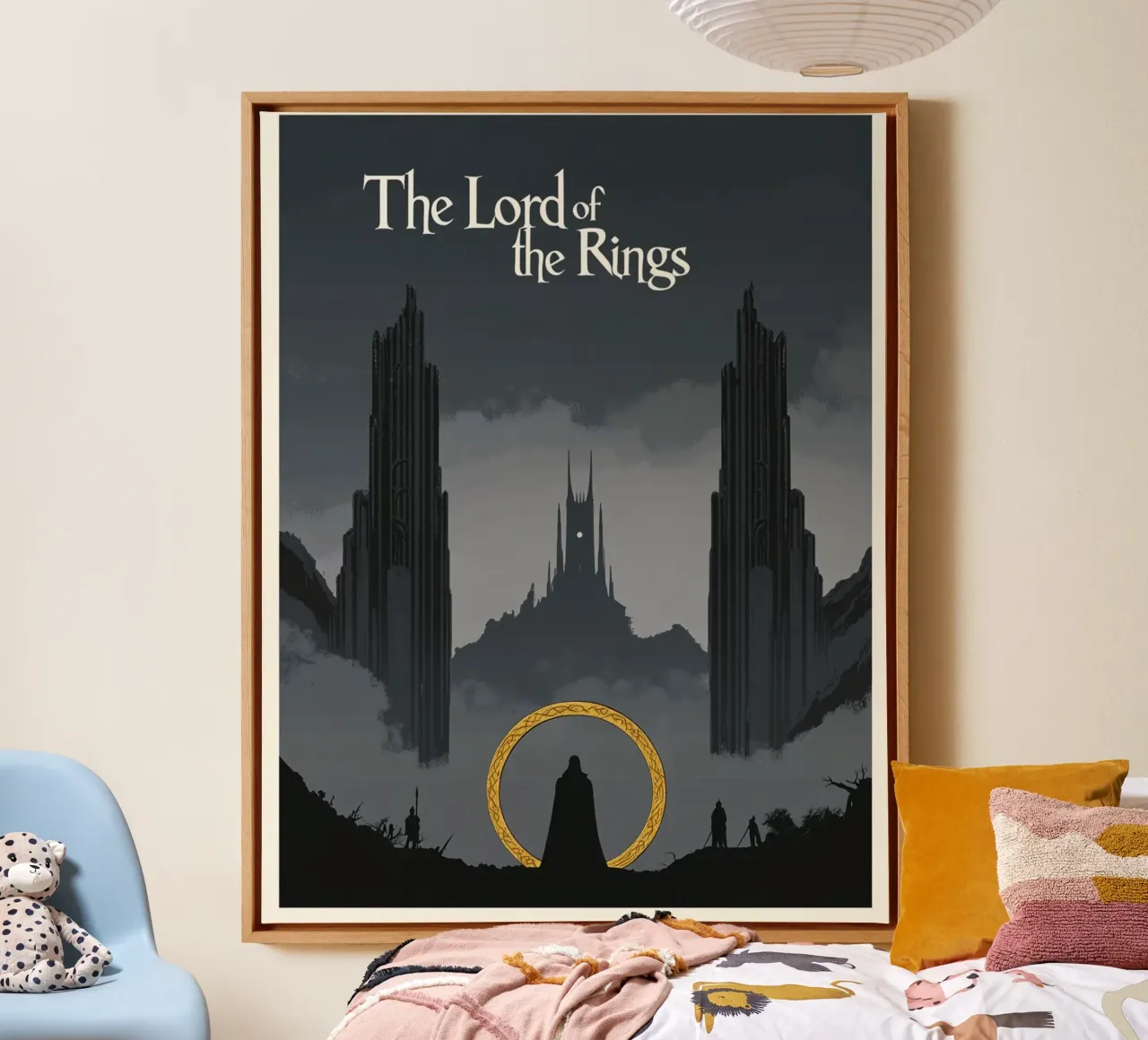 The Lord of the Rings - Schaduwen over Mordor canvas van Mittelerde Atelier