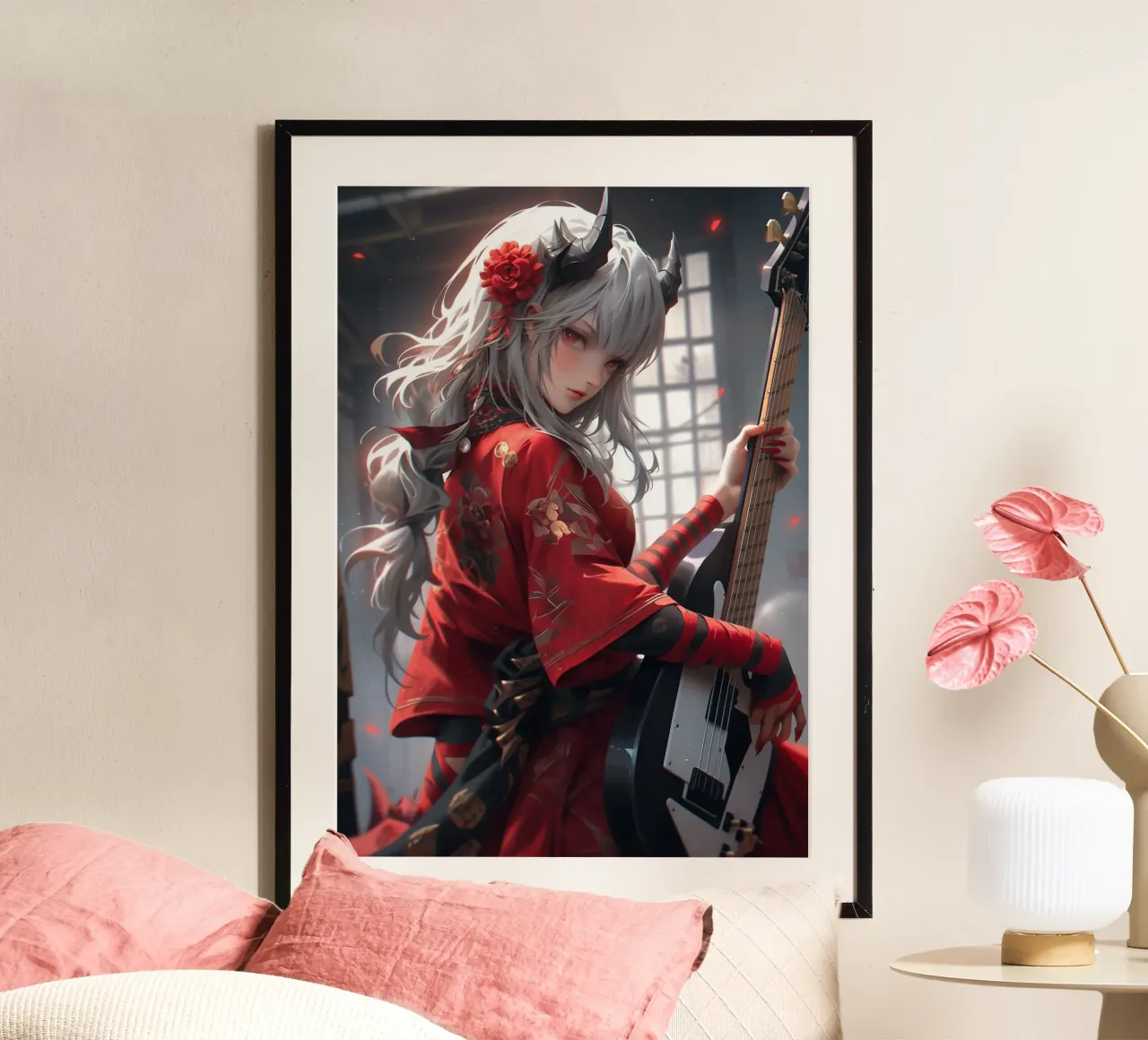 Chitarrista di Demon Girl poster da Fleur de Lys