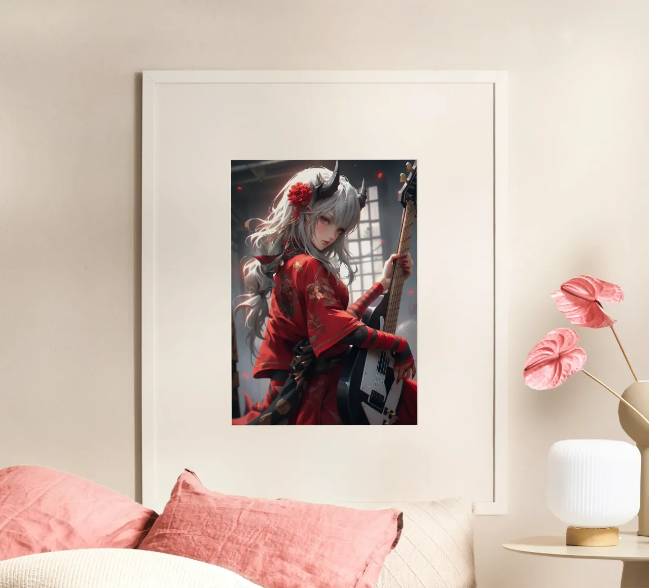 Chitarrista di Demon Girl poster da Fleur de Lys