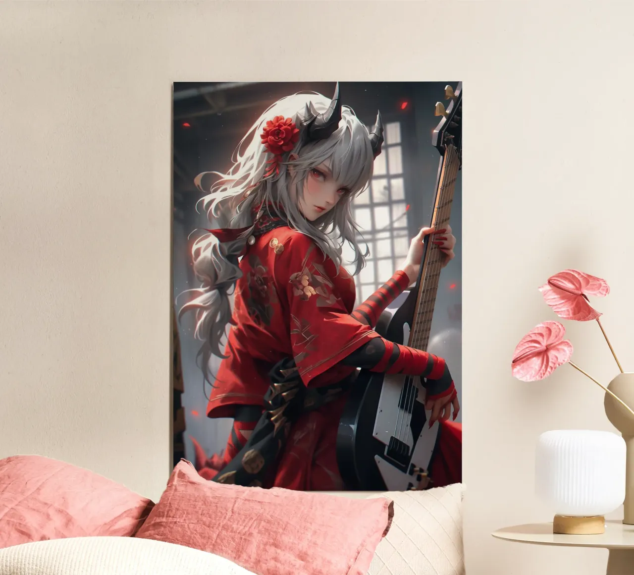 Chitarrista di Demon Girl poster da Fleur de Lys