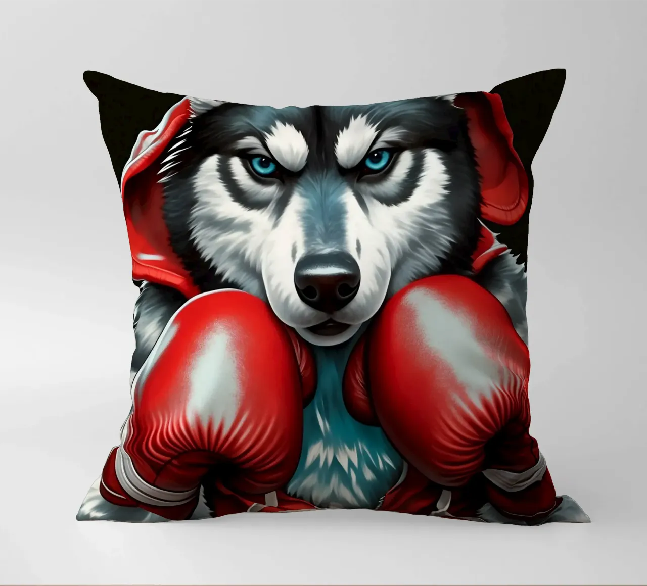 Boxe del lupo cuscino da Fleur de Lys