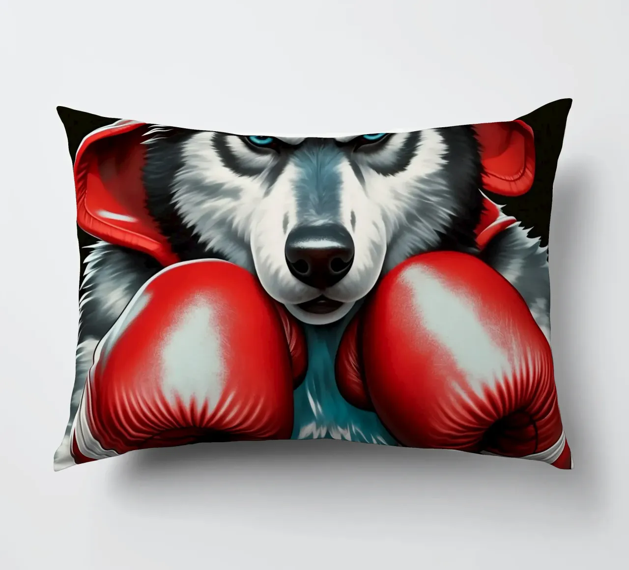 Boxe del lupo cuscino da Fleur de Lys