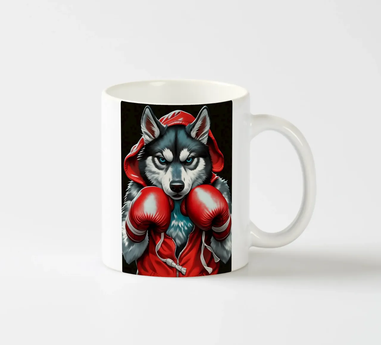 Boxe del lupo tazza in ceramica da Fleur de Lys