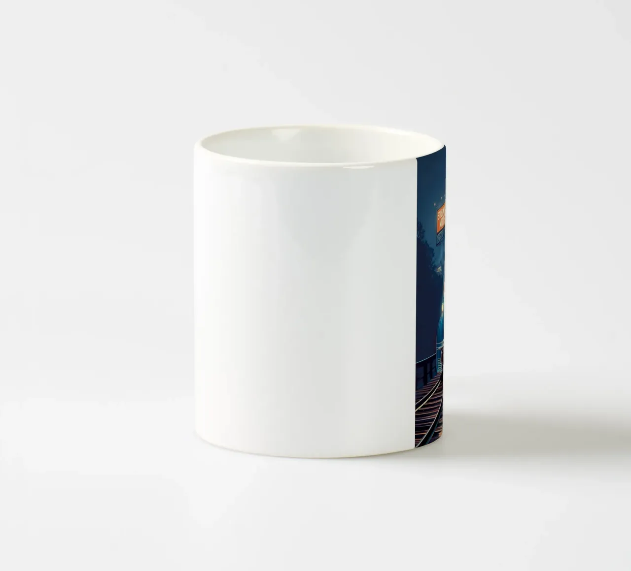Treno Art Deco tazza in ceramica da Fleur de Lys