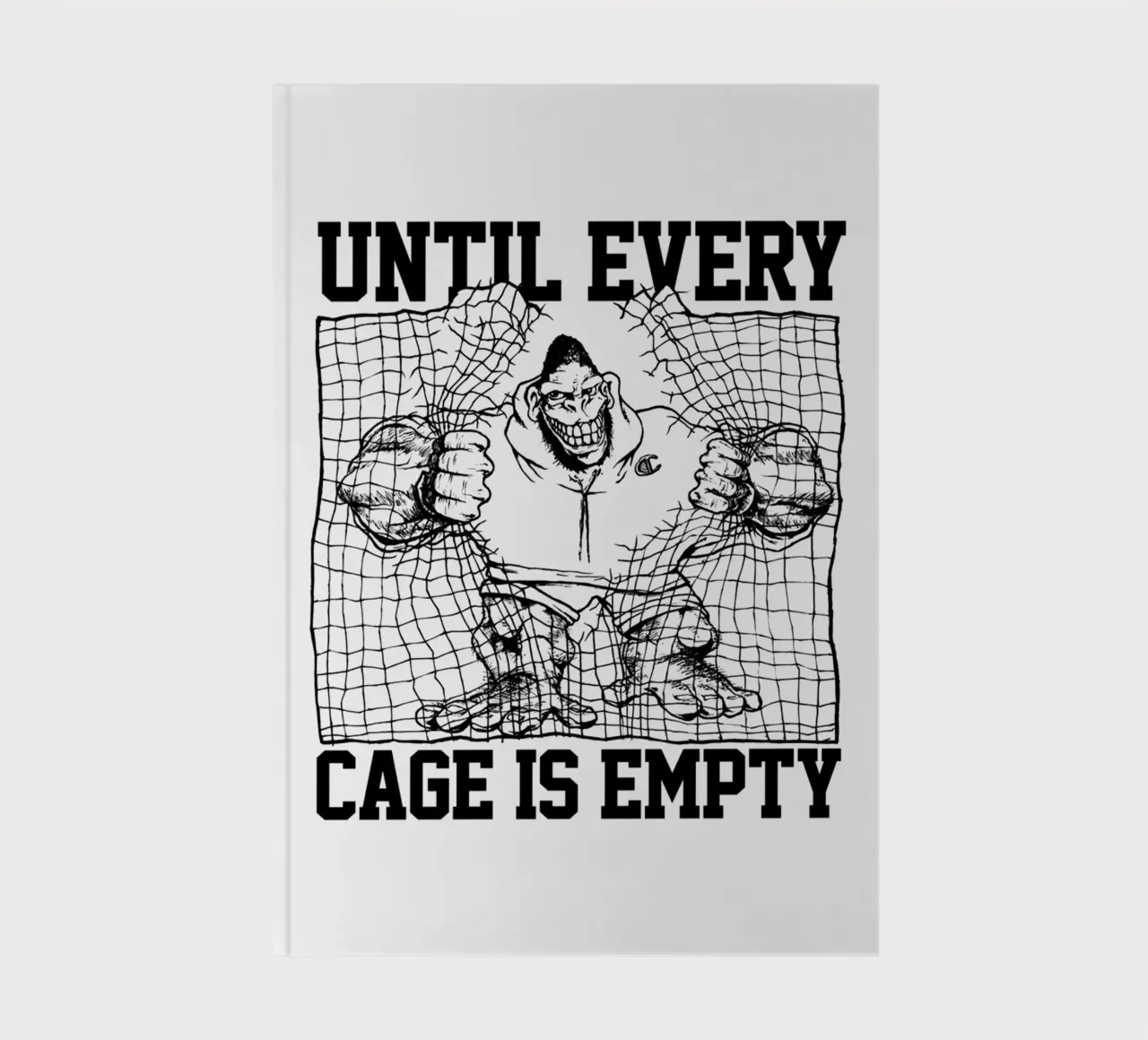 Gorilla Biscuits Until Every Cage Is Empty notebook by kiwirsemplok