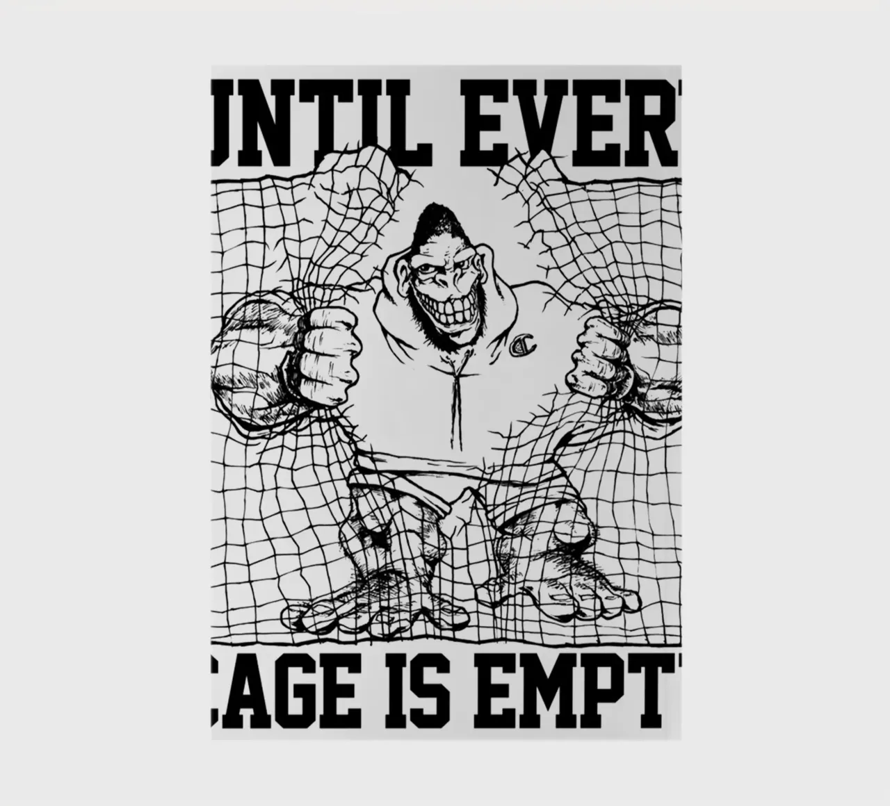 Gorilla Biscuits Until Every Cage Is Empty notebook by kiwirsemplok
