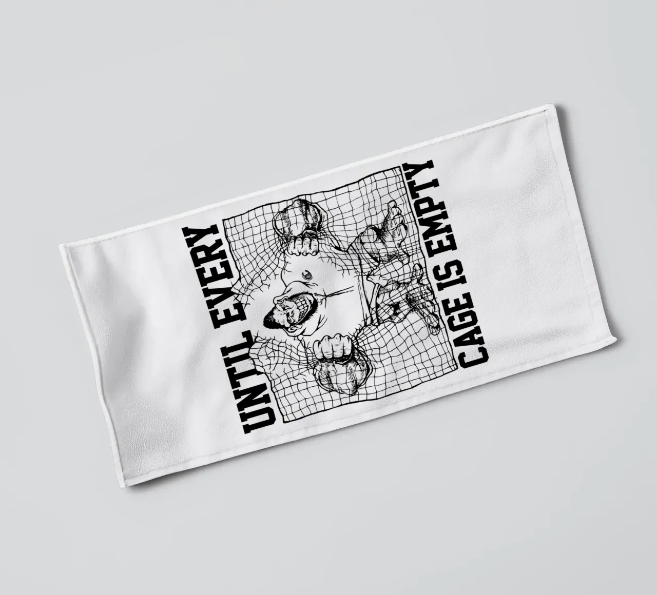 Gorilla Biscuits Until Every Cage Is Empty towel by kiwirsemplok