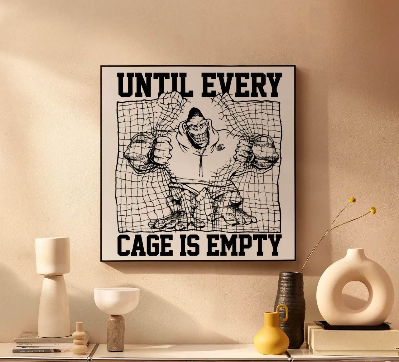 Gorilla Biscuits Until Every Cage Is Empty plexiglass da kiwirsemplok