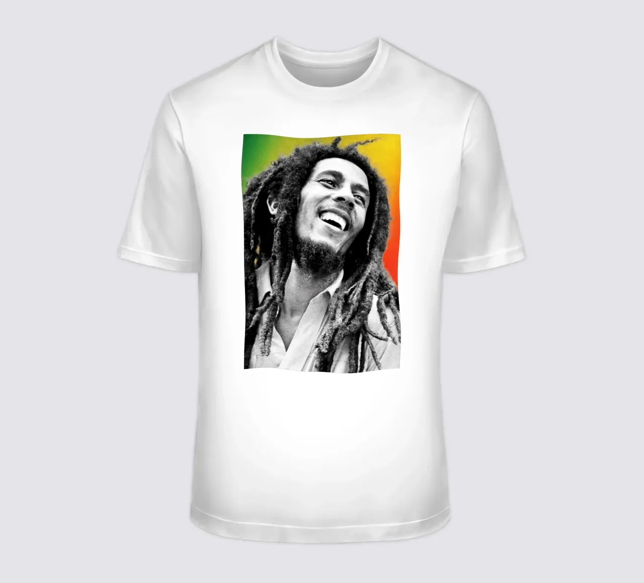 Bob Marley Smile t-shirt da nicol shop