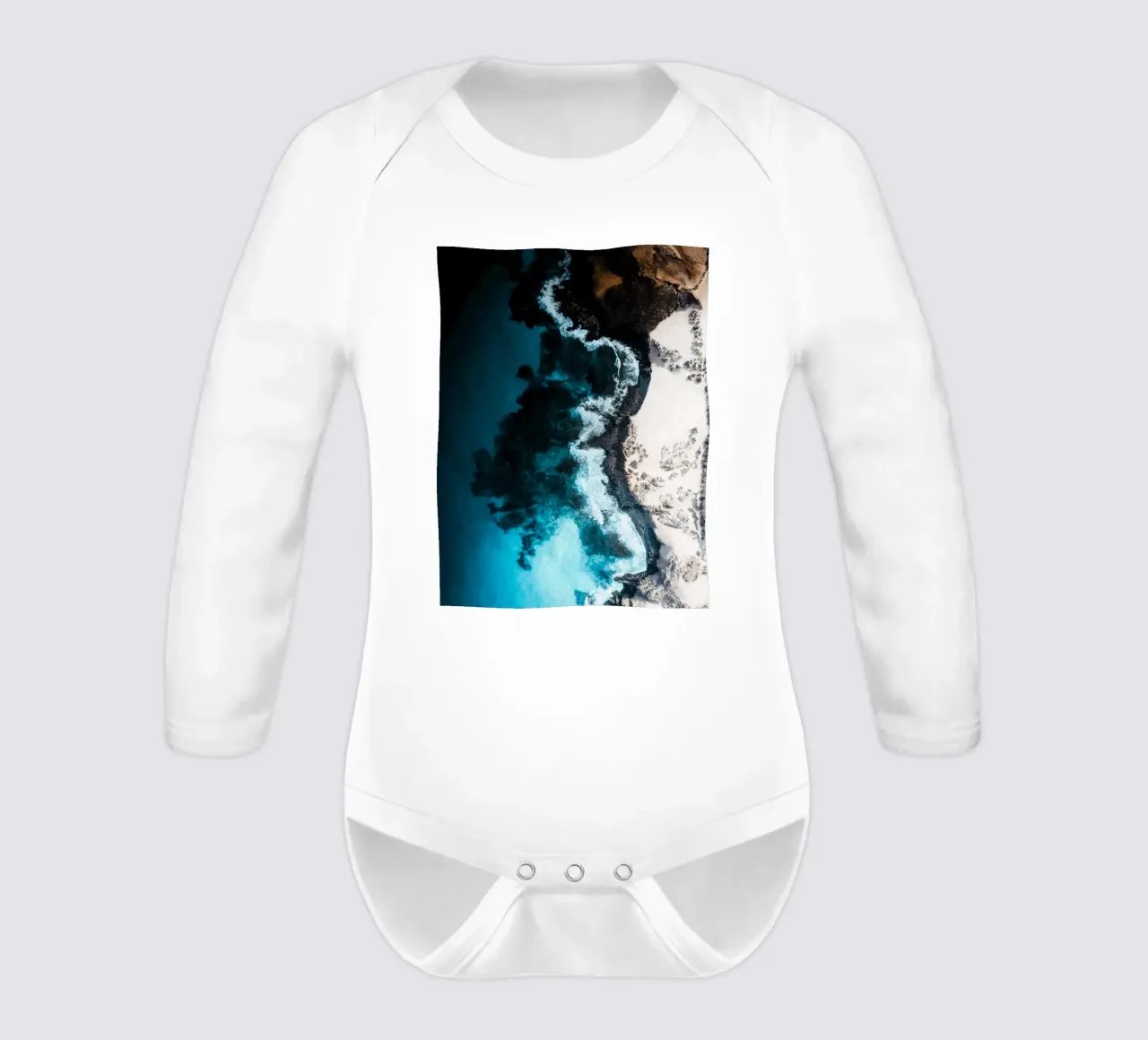 Tidesplit body neonato maniche lunghe da somewhere.soul.escape