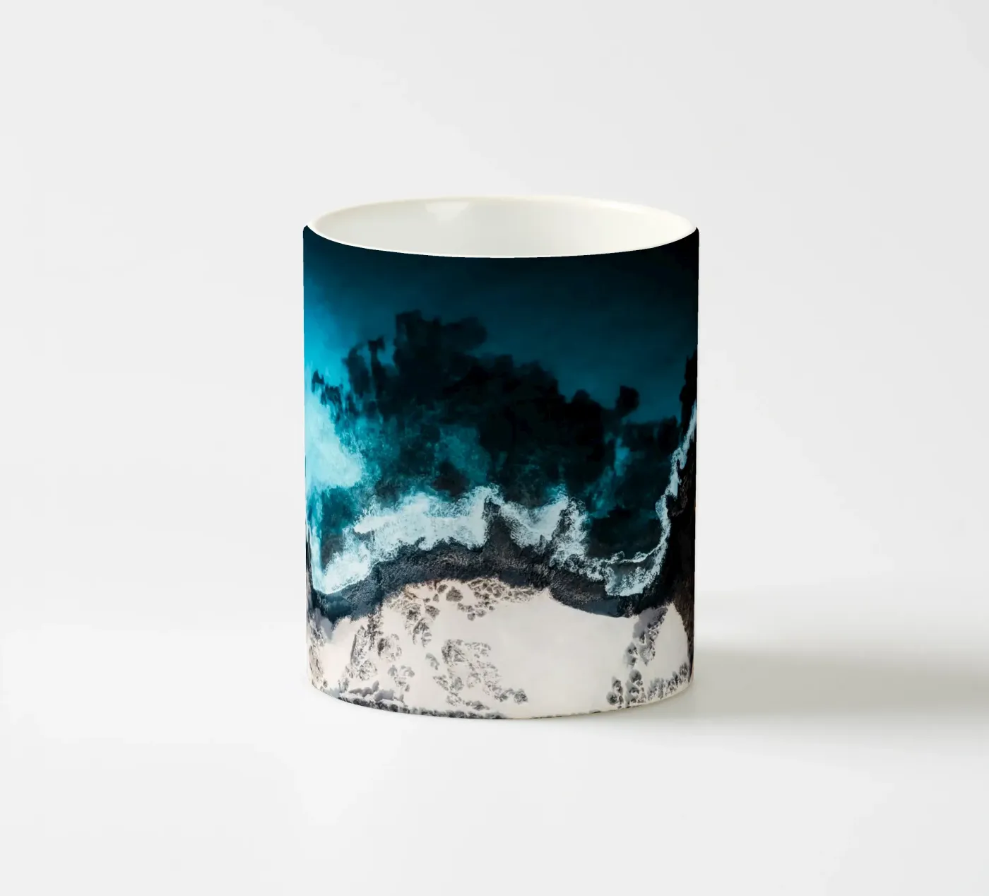 Tidesplit ceramic mug by somewhere.soul.escape