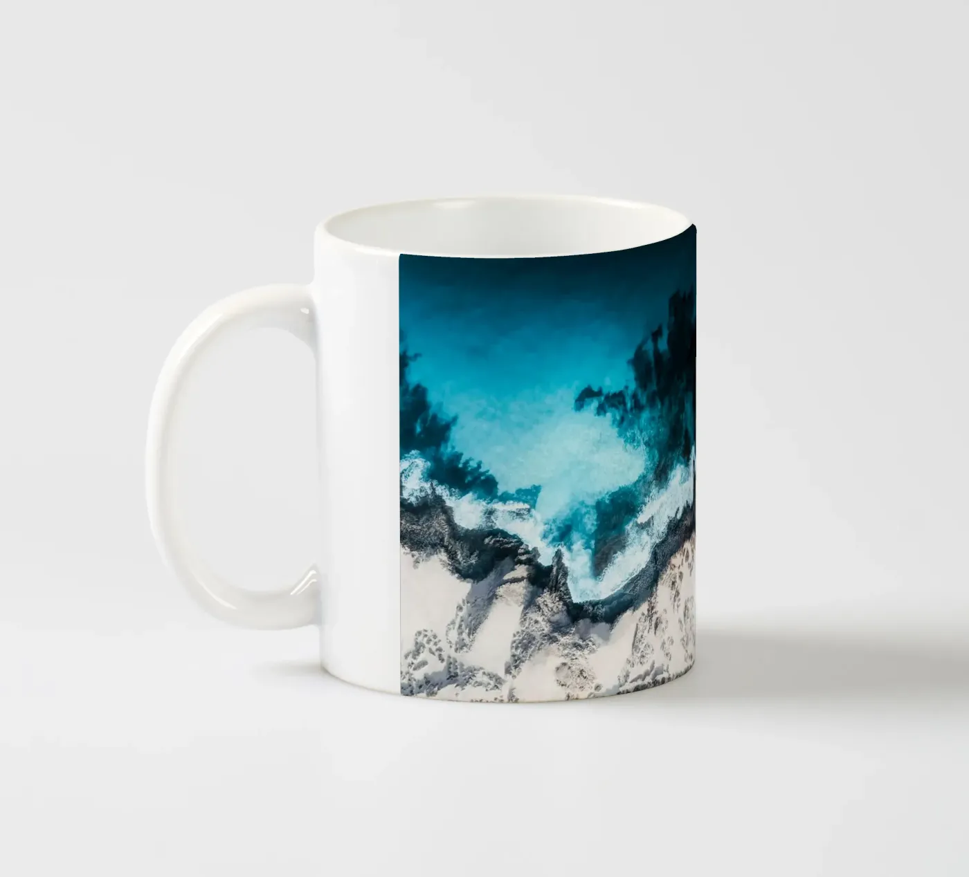 Tidesplit ceramic mug by somewhere.soul.escape