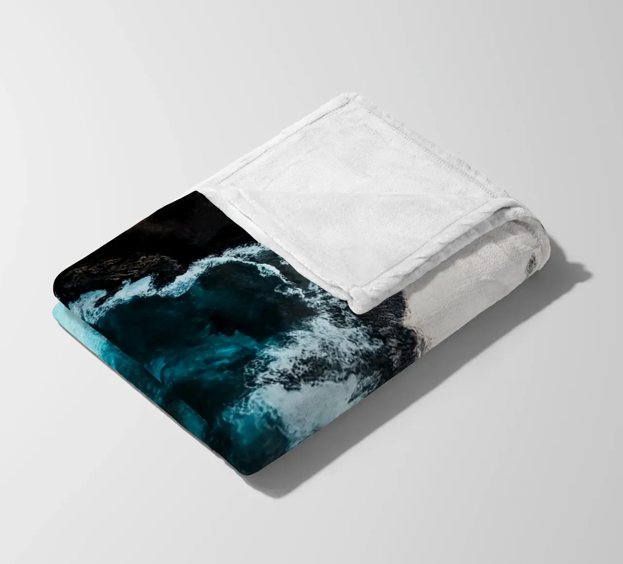 Tidesplit Fleecedecke von somewhere.soul.escape