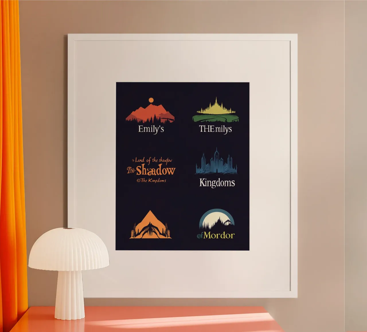 Minimal Vector Logo Pack - The Kingdoms of Mordor & Emily's Hahnemühle von Mittelerde Atelier
