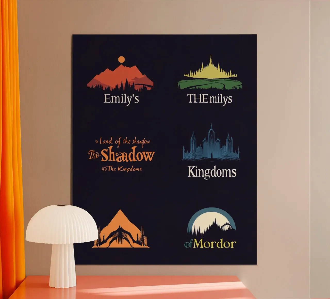 Minimal Vector Logo Pack - The Kingdoms of Mordor & Emily's Hahnemühle von Mittelerde Atelier