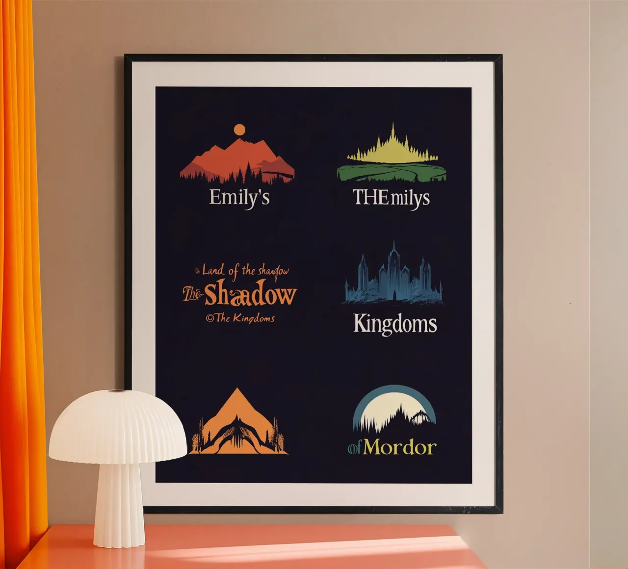 Minimal Vector Logo Pack - The Kingdoms of Mordor & Emily's Hahnemühle von Mittelerde Atelier