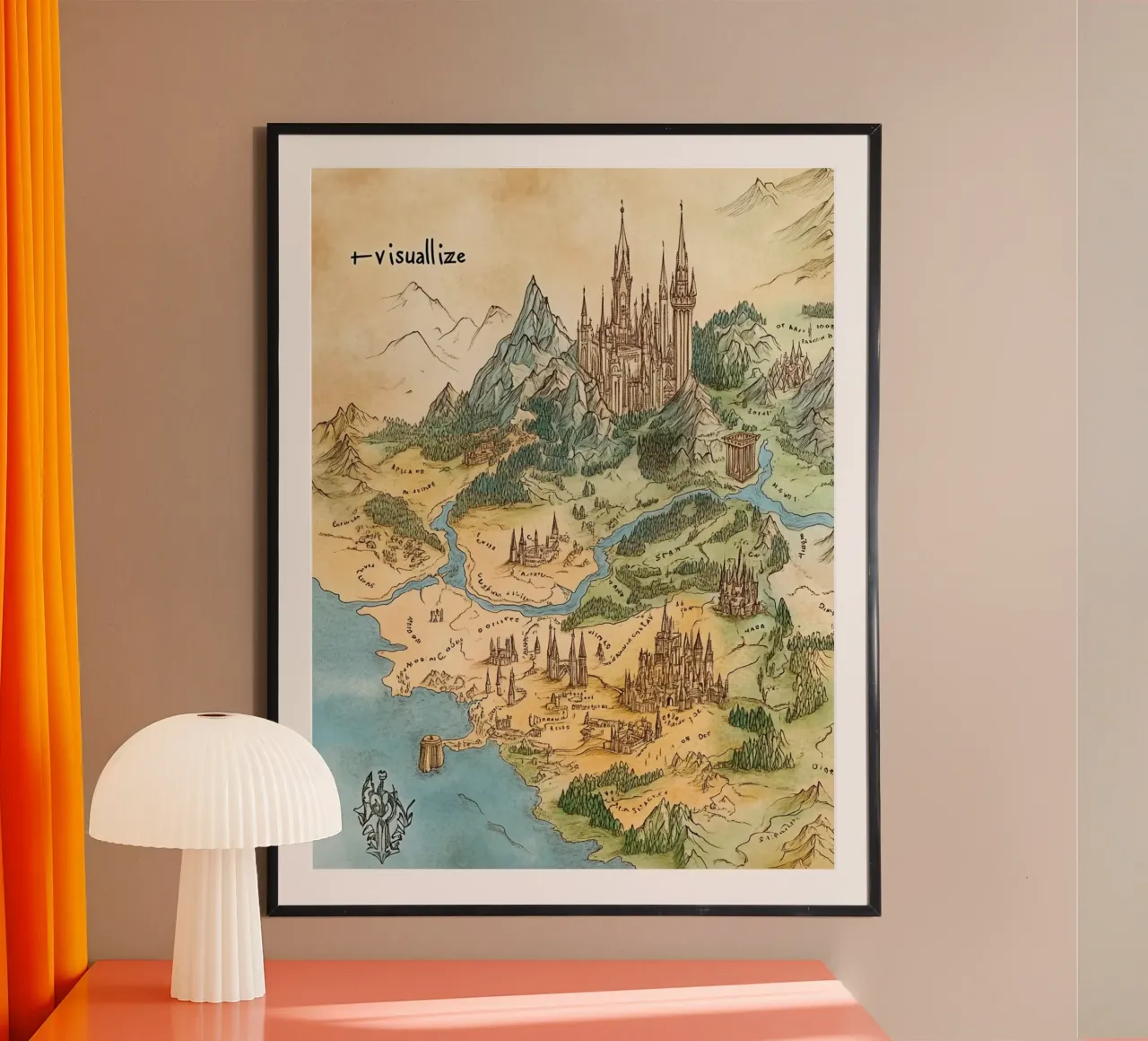 Mittelerde neu interpretiert - Jugendstilkarten-Edition Hahnemühle von Mittelerde Atelier
