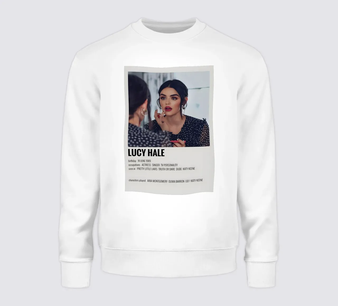 LUCY HALE felpa da MVFminimalist