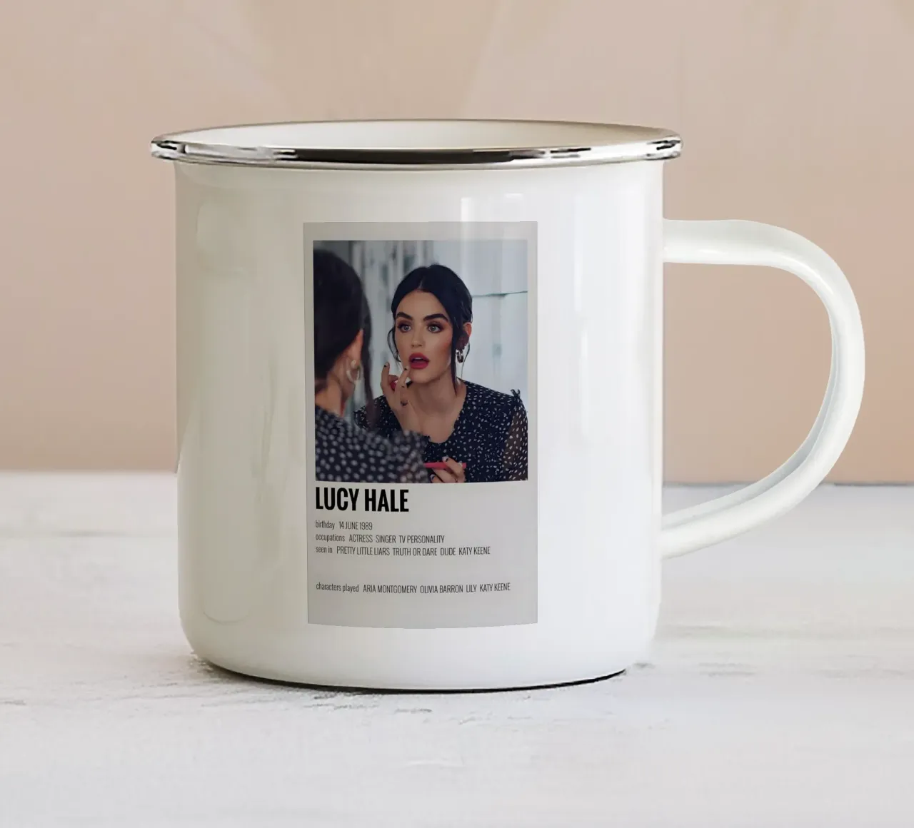 LUCY HALE tazza in smalto da MVFminimalist