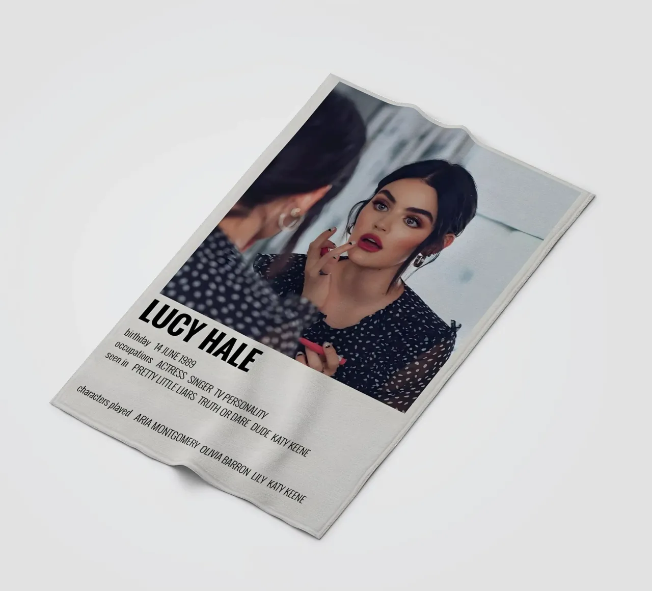 LUCY HALE coperta in pile da MVFminimalist