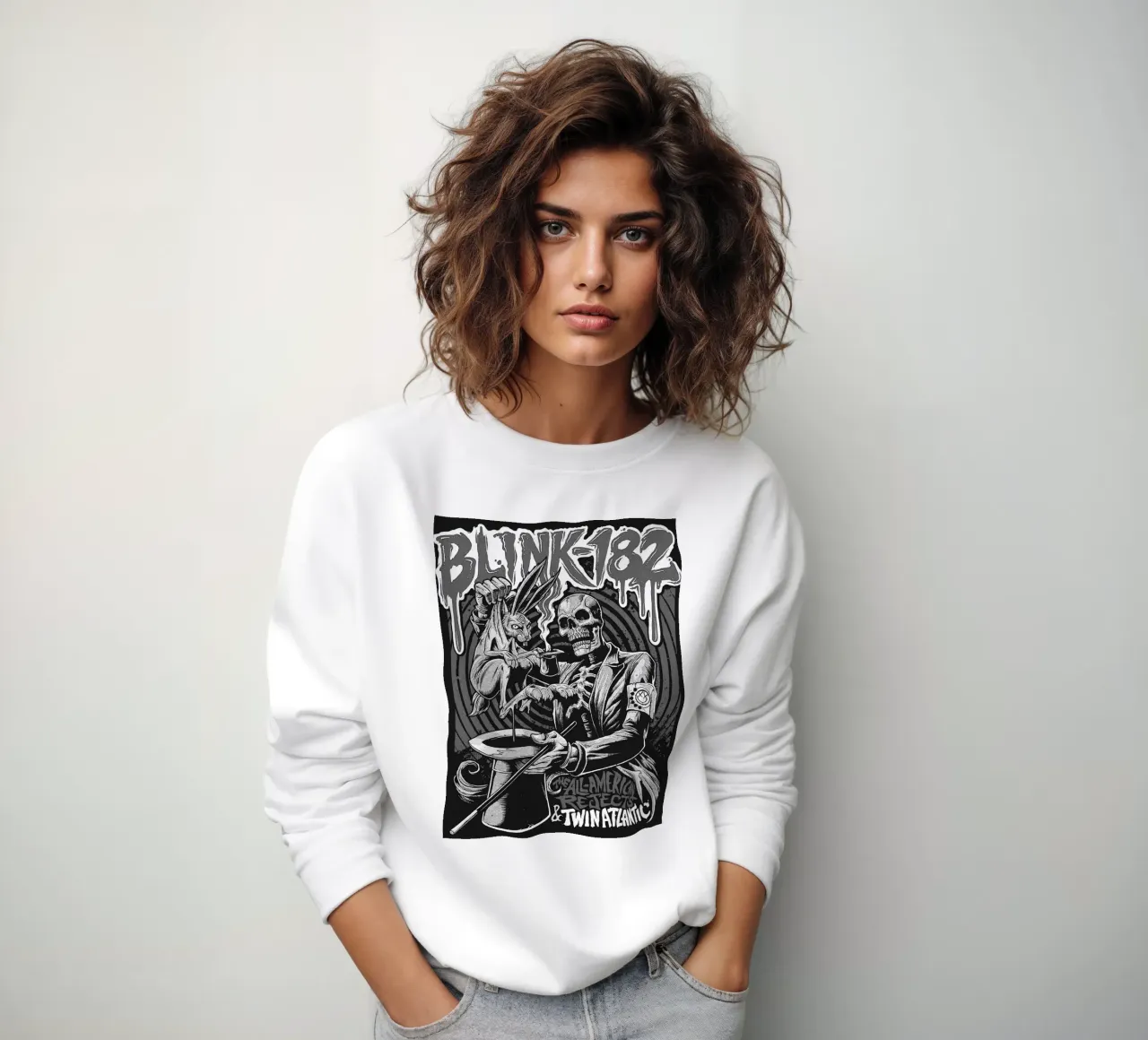 Art du groupe Blink-182 sweat de vanhesling