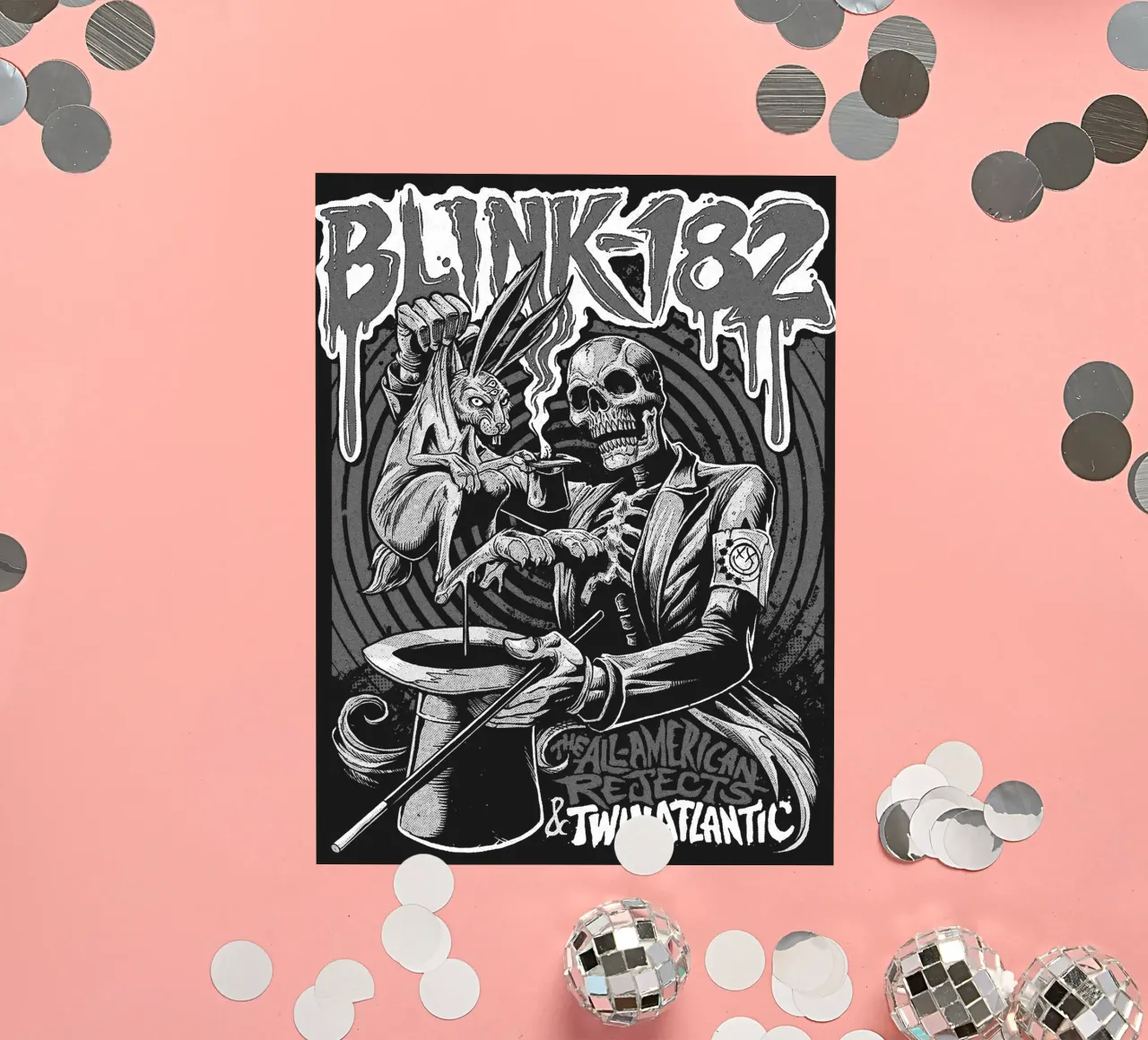 Art du groupe Blink-182 autocollant de vanhesling