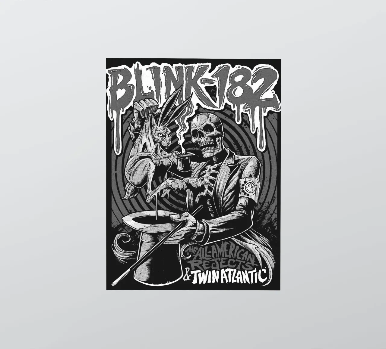 Art du groupe Blink-182 autocollant de vanhesling