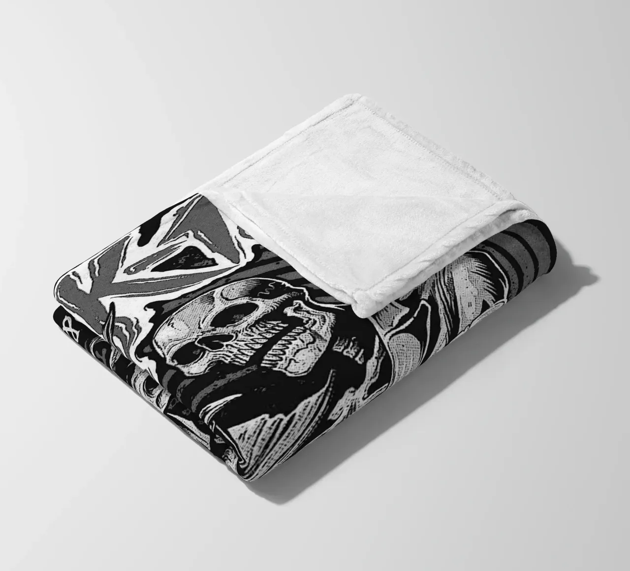 Art du groupe Blink-182 plaid polaire de vanhesling