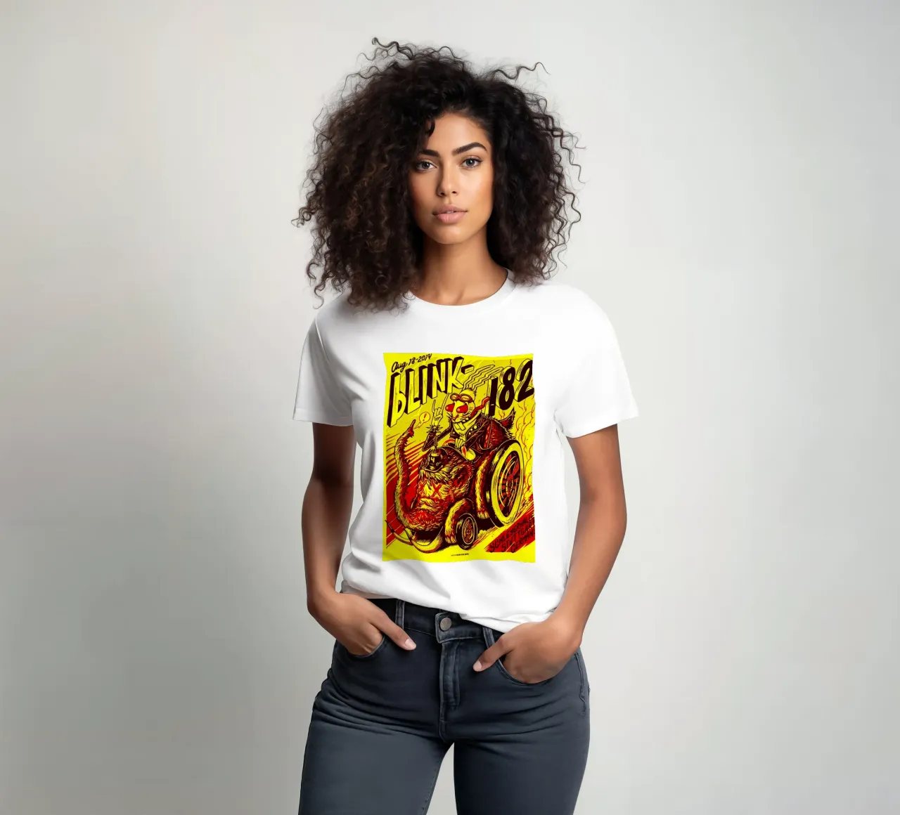 Blink-182 t-shirt da vanhesling