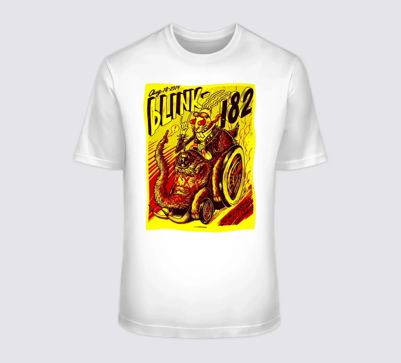 Blink-182 t-shirt da vanhesling