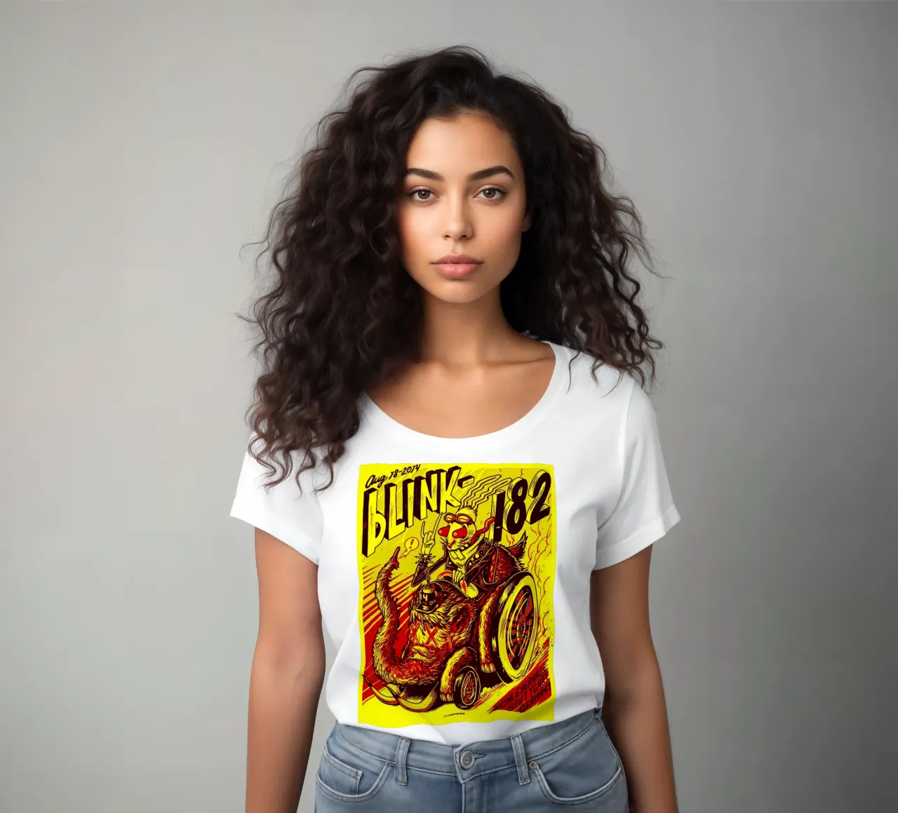 Blink-182 t-shirt da donna da vanhesling
