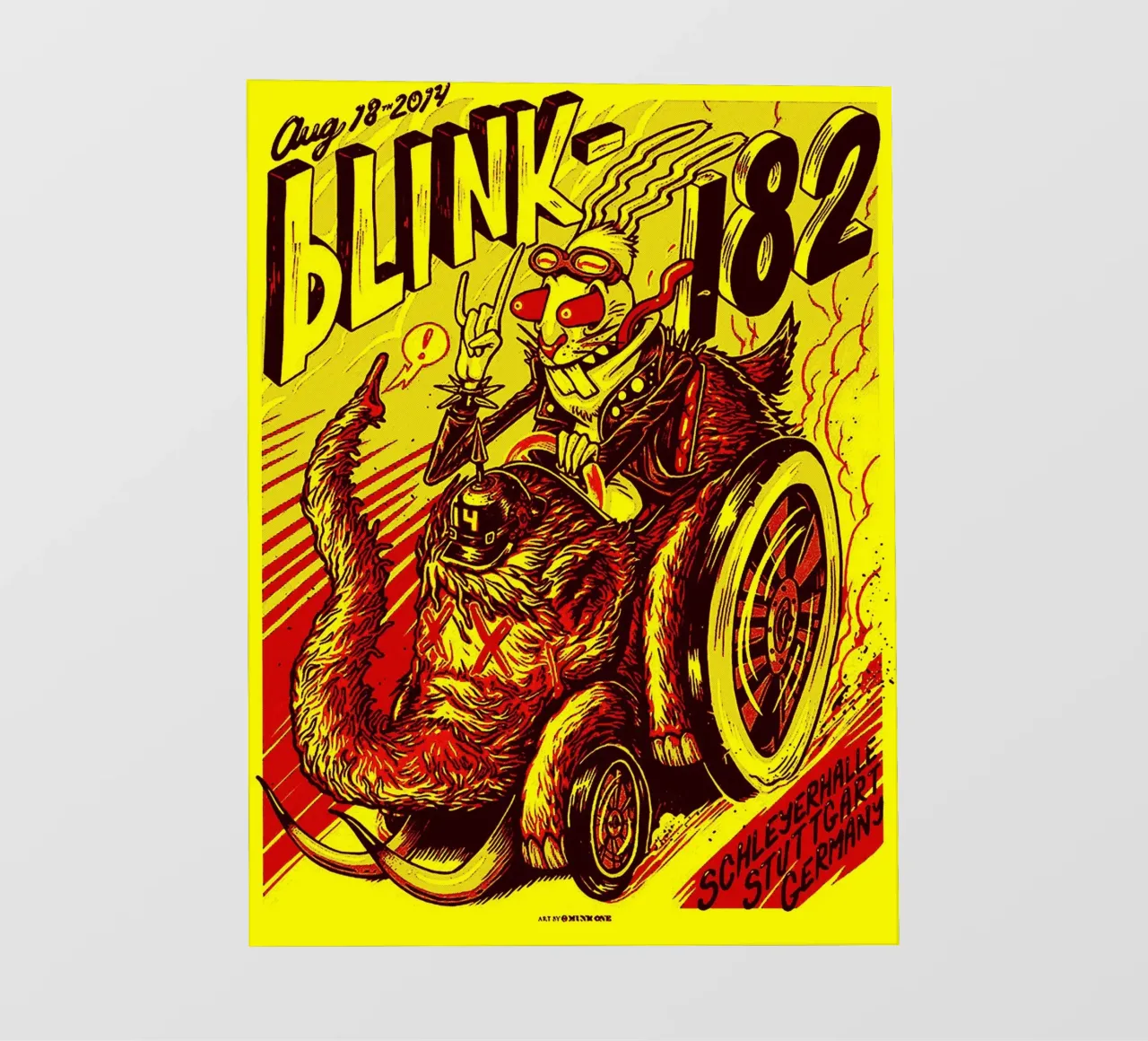 Blink-182 telo in pvc da vanhesling