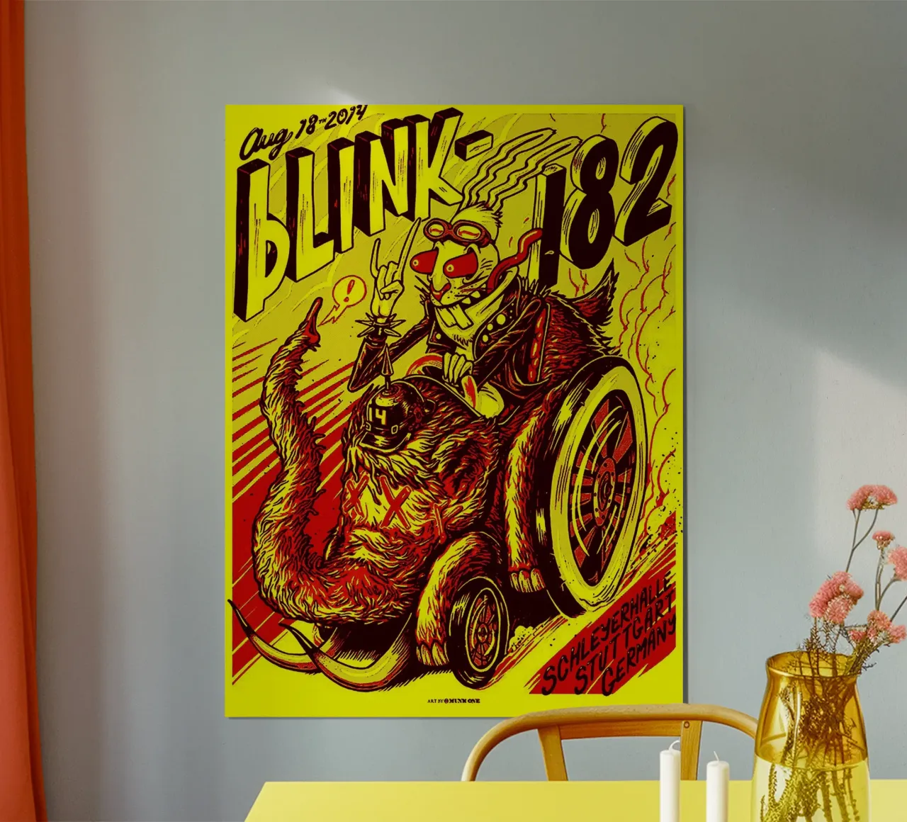 Blink-182 carta hahnemühle da vanhesling